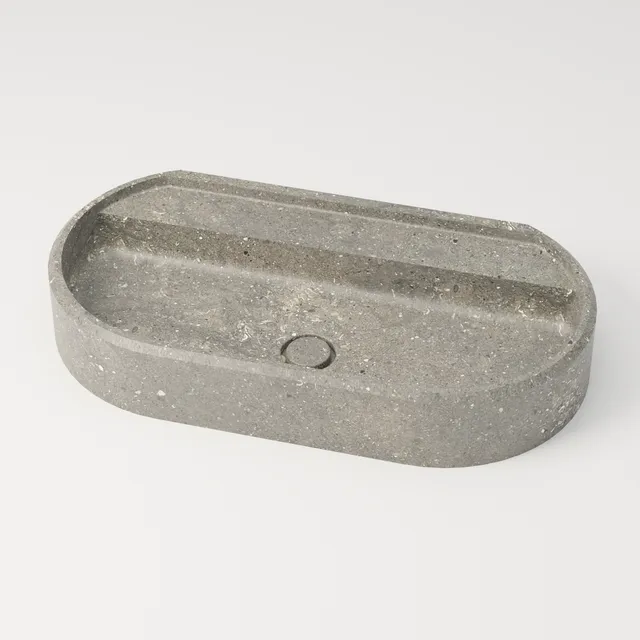 unique-habitat-salagou-vasque-marbre-bleu-gris-80-cm-sans-percement image 1
