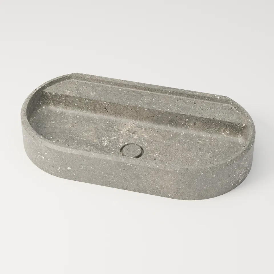 unique-habitat-salagou-vasque-marbre-bleu-gris-80-cm-sans-percement image 1