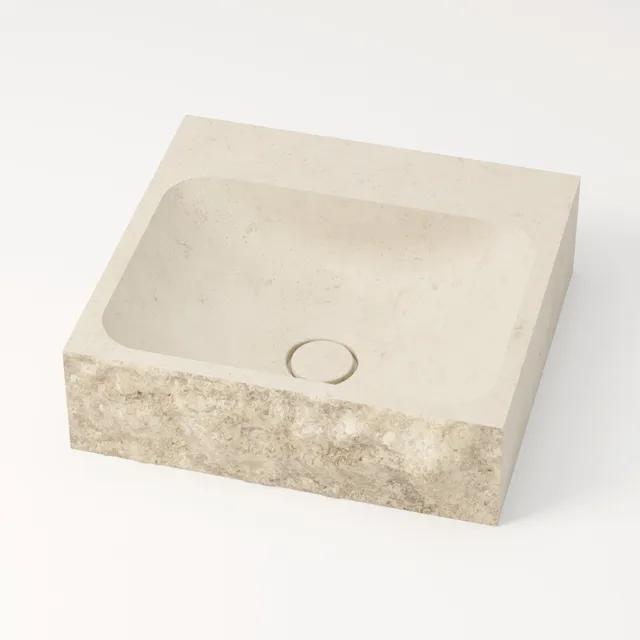 unique-habitat-serre-pon-on-mol-anos-44-cm-vasque-cr-me-sans-percement image 1