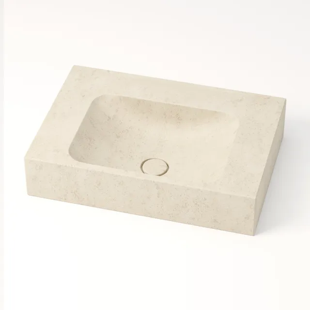 unique-habitat-serre-pon-on-vasque-cr-me-60-cm-sans-percement image 1