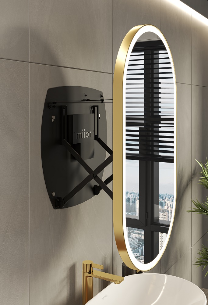 miior-trend-ovo-5090-miroir-salle-de-bain-led-blanc-mat image 4