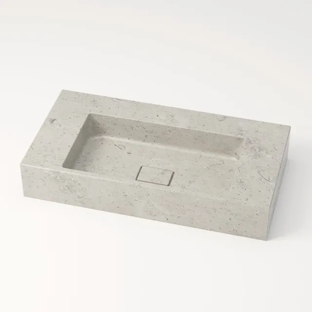 unique-habitat-l-man-80-cm-plan-vasque-pierre-gris-nuage image 1