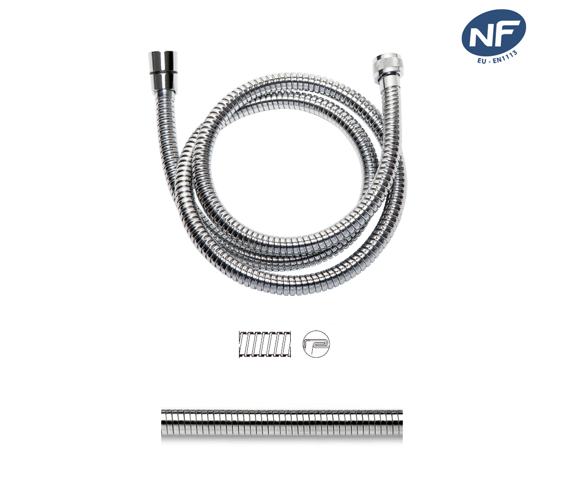 disflex-ss-double-interlock-flexible-douche-inox image 1