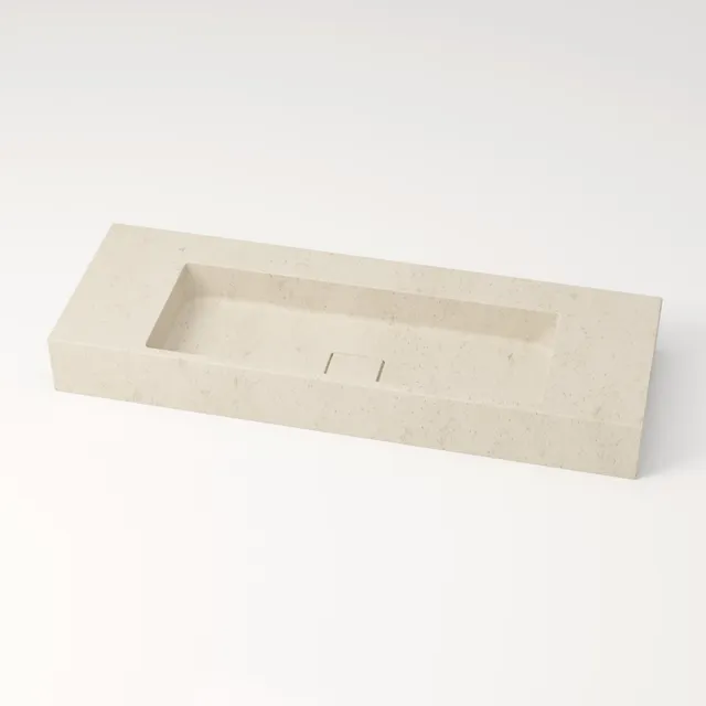 unique-habitat-l-man-plan-vasque-cr-me-120-cm-sans-percement image 1