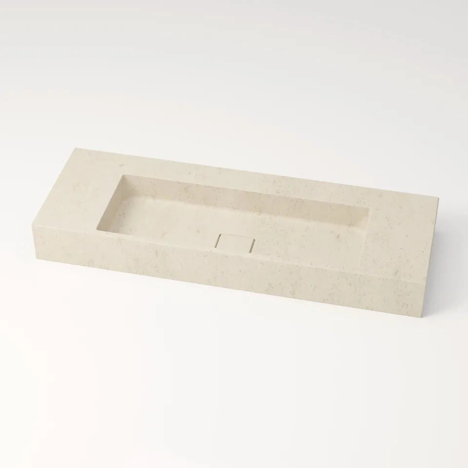 unique-habitat-l-man-plan-vasque-cr-me-120-cm-sans-percement image 1