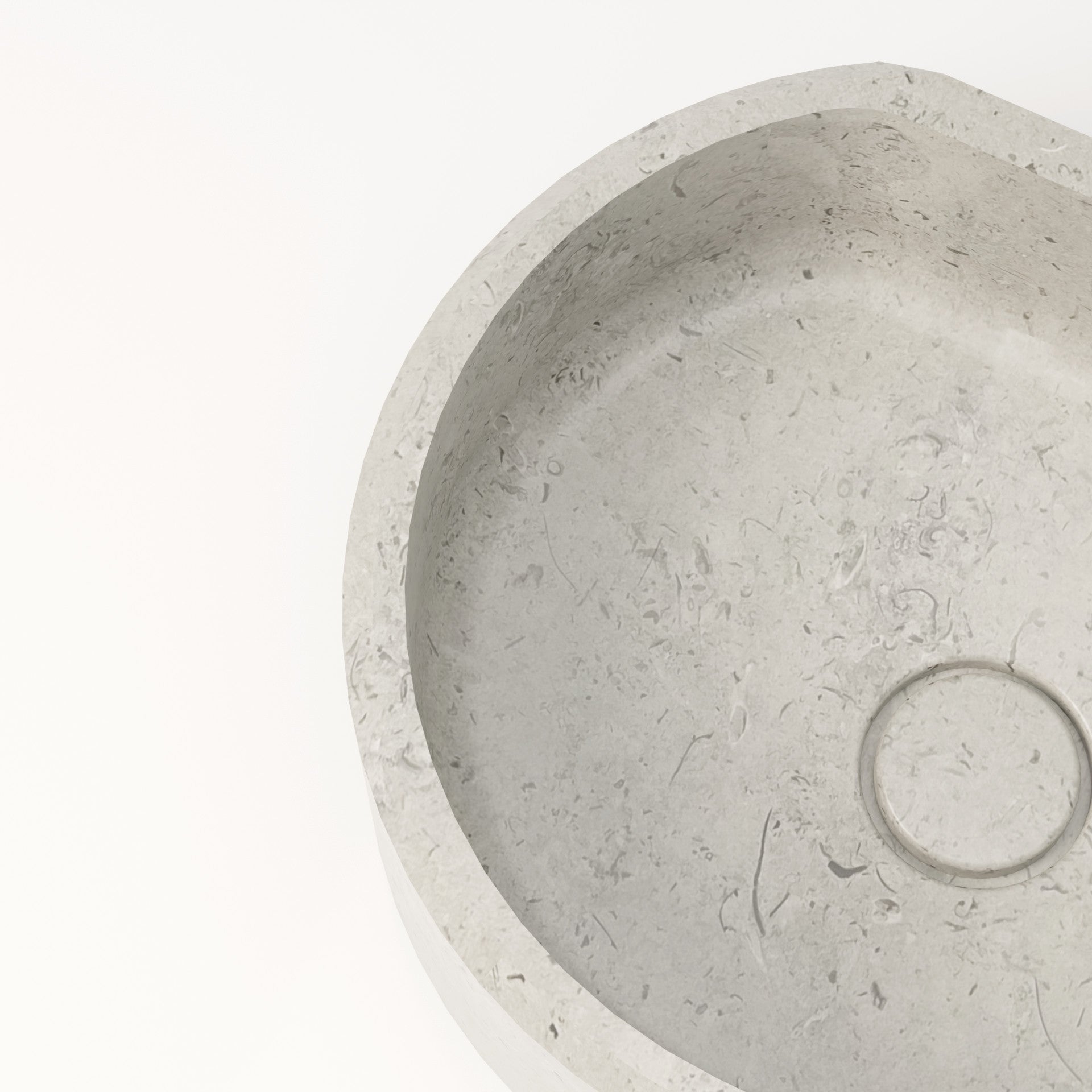 unique-habitat-dourbie-vasque-ronde-44-cm-gris-nuage image 3