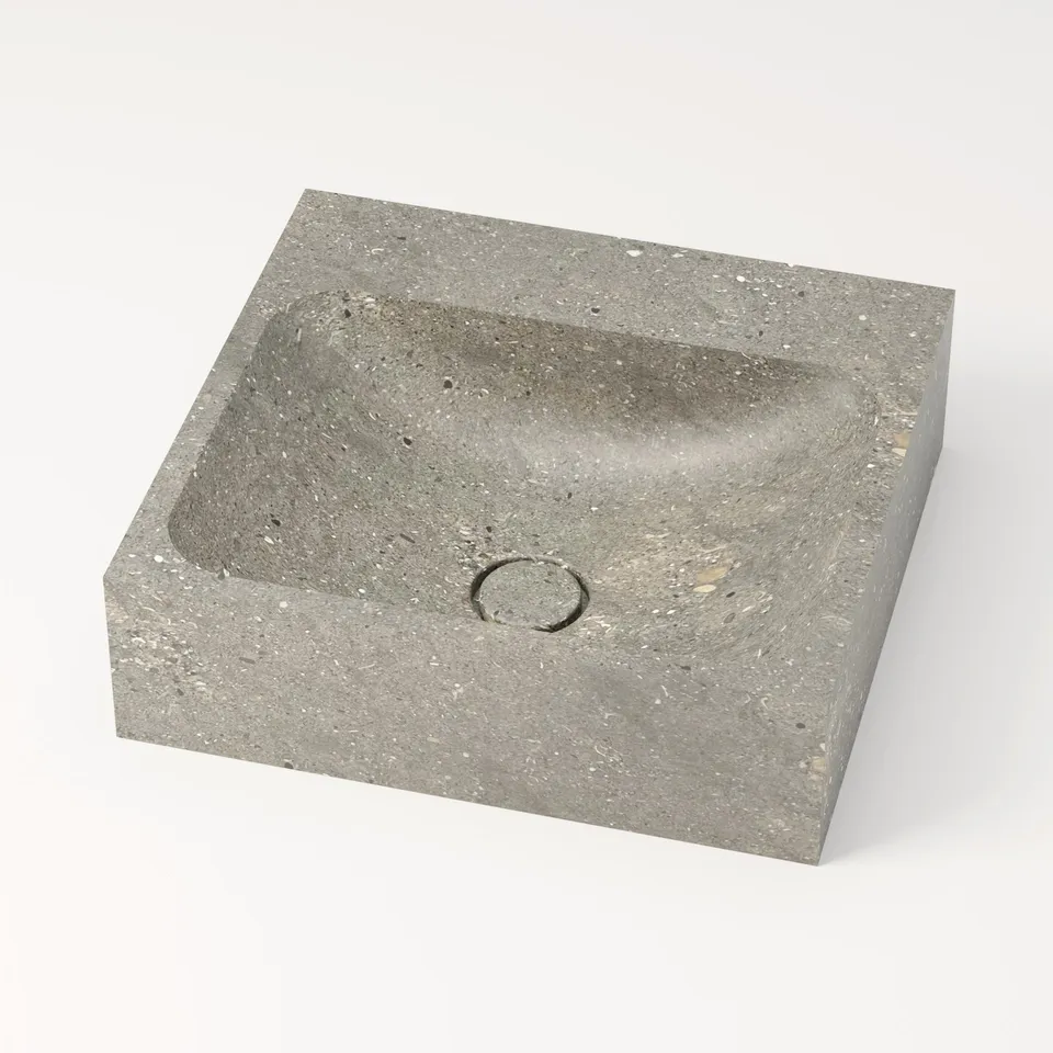 unique-habitat-serre-pon-on-san-vicente-44-cm-vasque-bleu-gris-sans-percement image 1