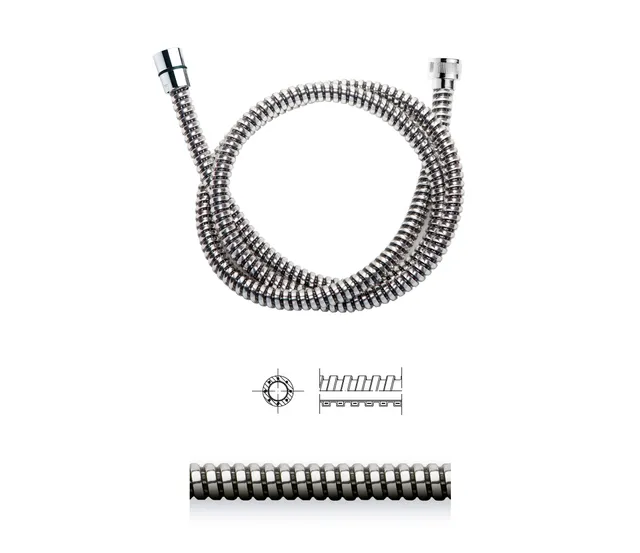 disflex-coaflex-flexible-de-douche-inox-150-cm image 1