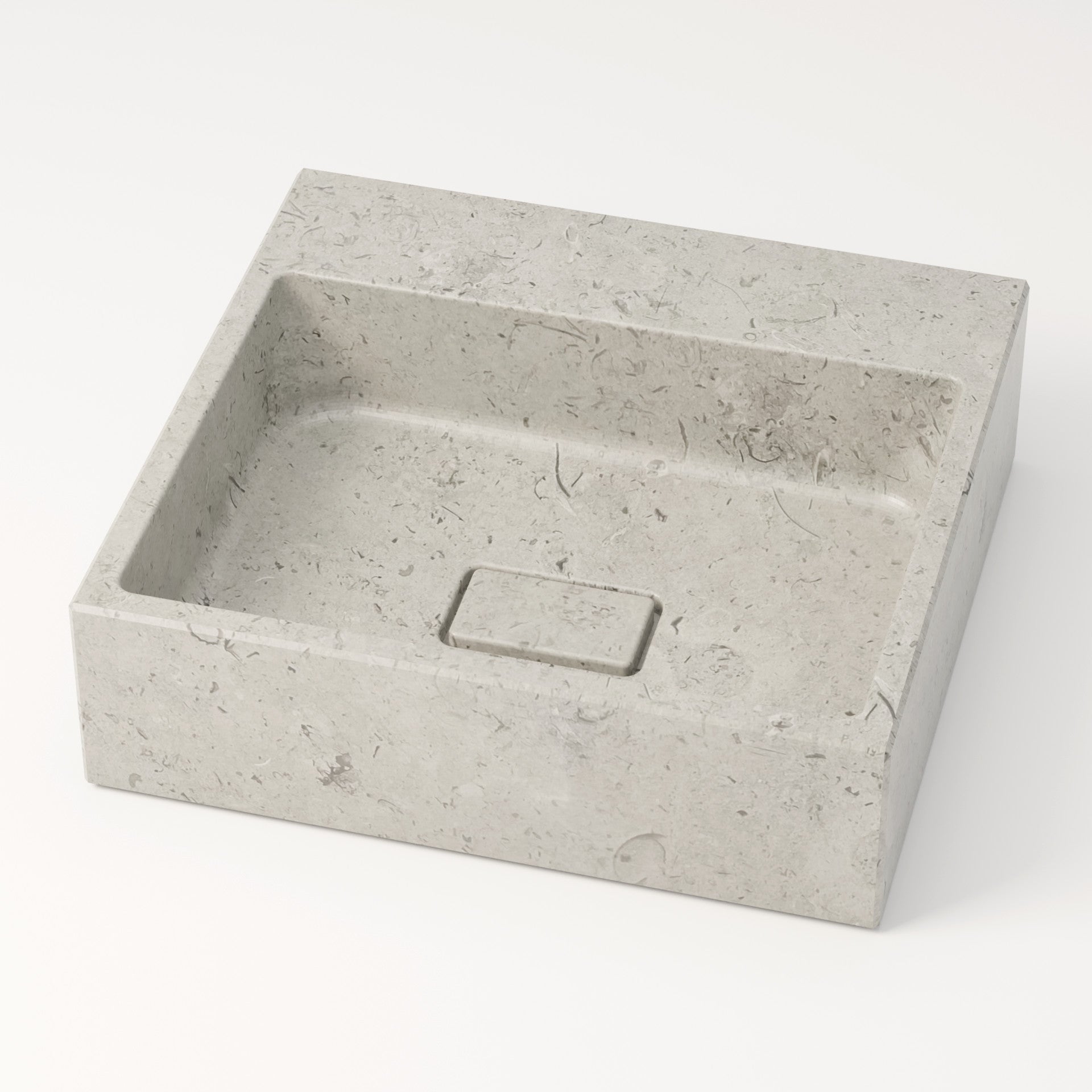 unique-habitat-aumar-petite-vasque-gris-nuage-44-cm-sans-percement image 2