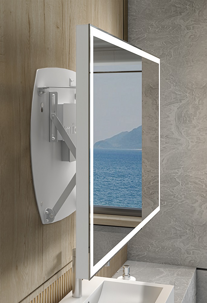 miior-trend-you-8060-miroir-coulissant-led-noir-mat-ip44 image 3