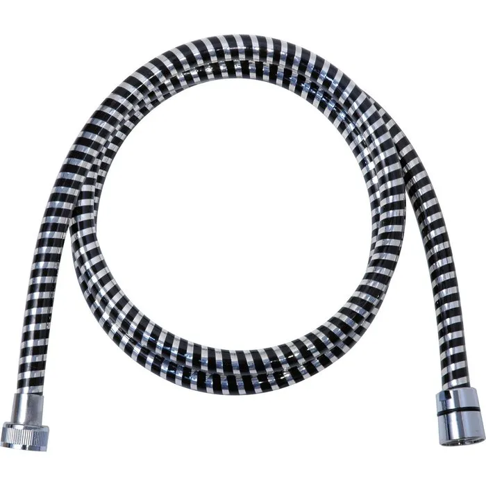 odyssea-flexible-douche-semi-lisse-noir-chrom-1-5-m image 1