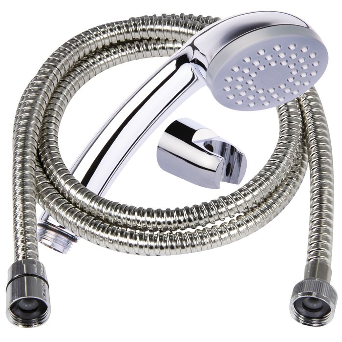 odyssea-simplex-kit-de-douche-chrom-1-5-m-avec-support image 1