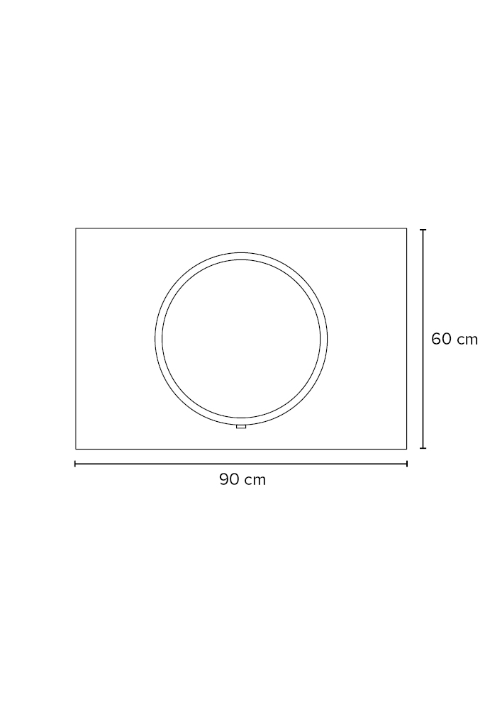 miior-loft-dot-miroir-coulissant-led-rond-noir-mat-ip44 image 3