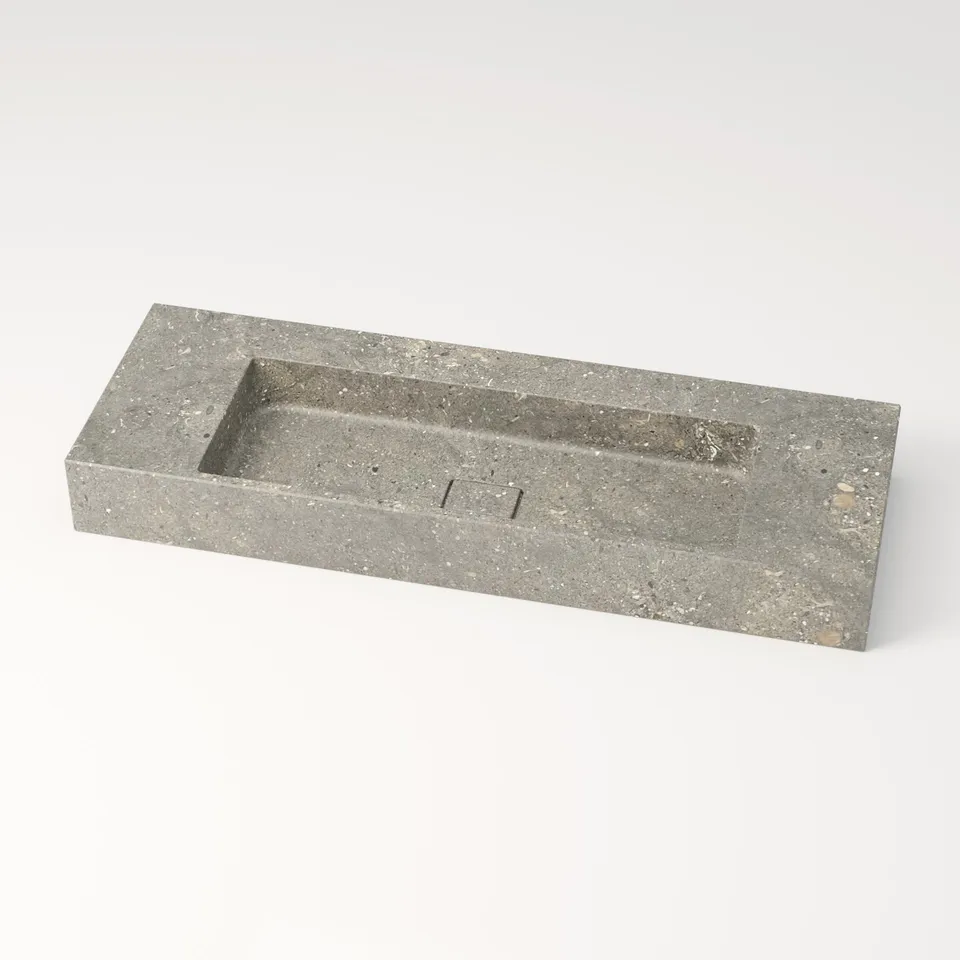 unique-habitat-l-man-plan-vasque-marbre-bleu-gris-120-cm image 1