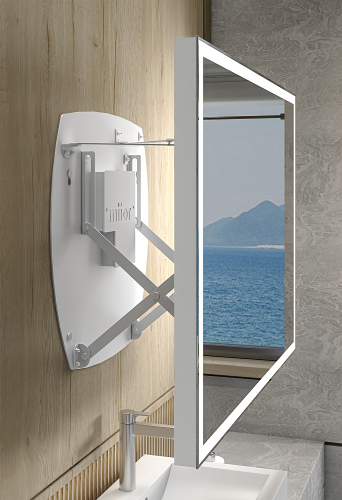 miior-trend-you-8060-miroir-coulissant-led-noir-mat-ip44 image 4