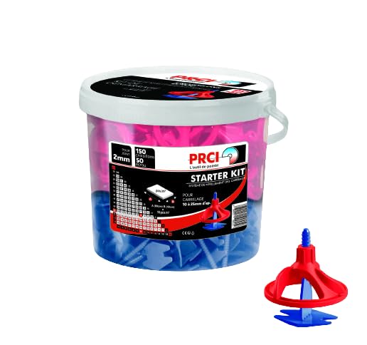 prci-kit-150-croisillons-2mm-50-crous-carrelage-3-15mm image 1
