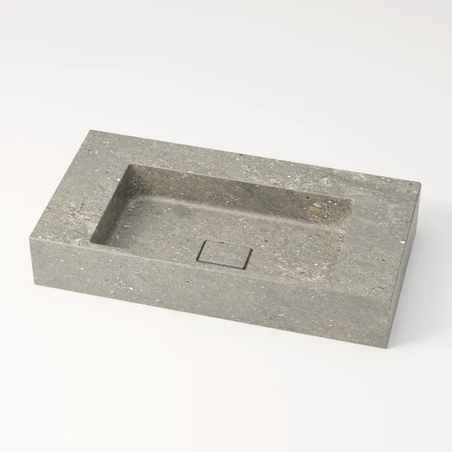 unique-habitat-l-man-plan-vasque-marbre-80-cm-bleu-gris image 1
