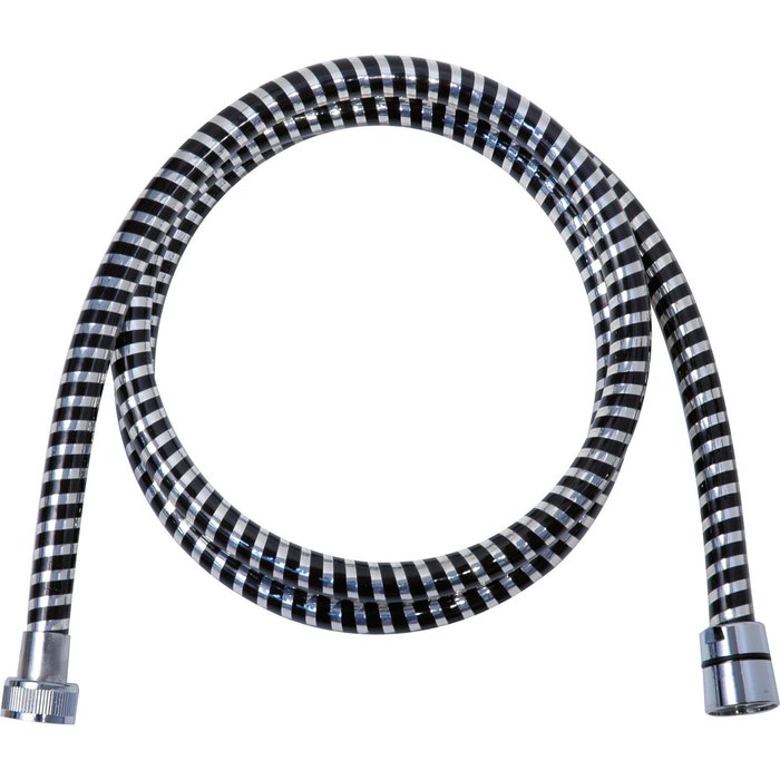 odyssea-flexible-douche-semi-lisse-noir-chrom-1-5-m image 1