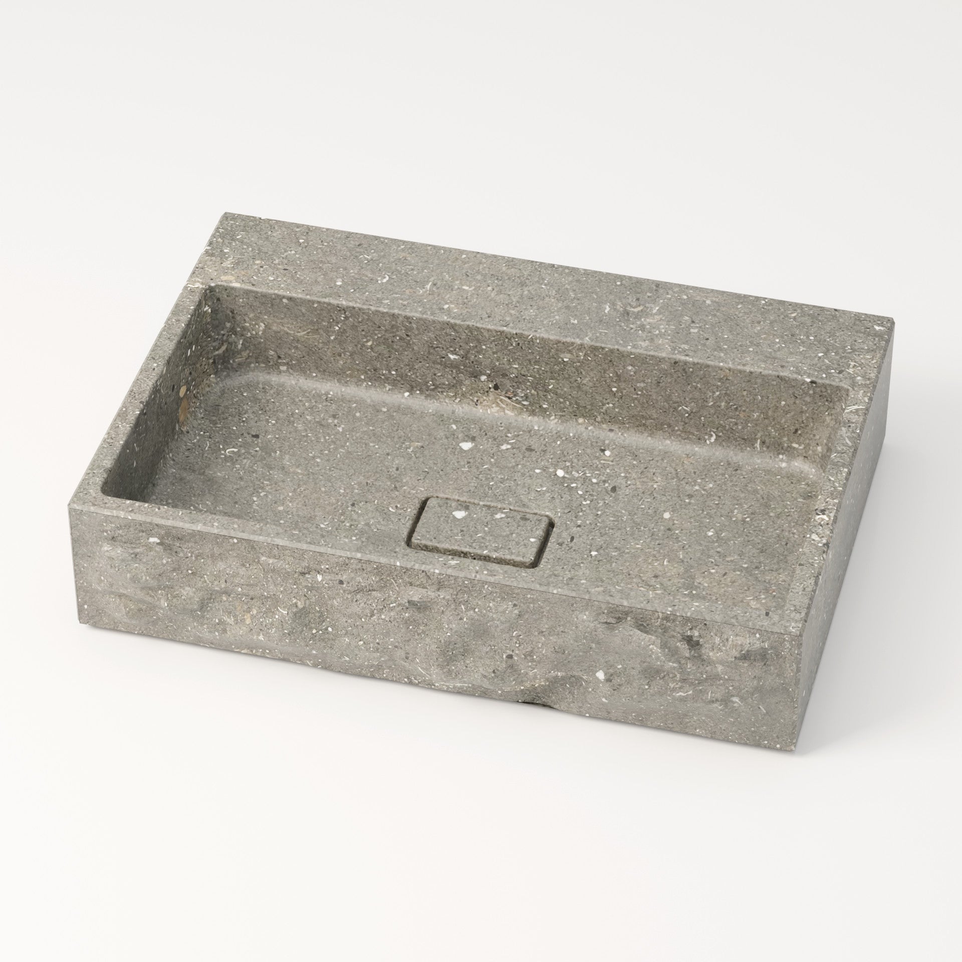 unique-habitat-aumar-vasque-60-cm-bleu-gris-sans-percement image 2