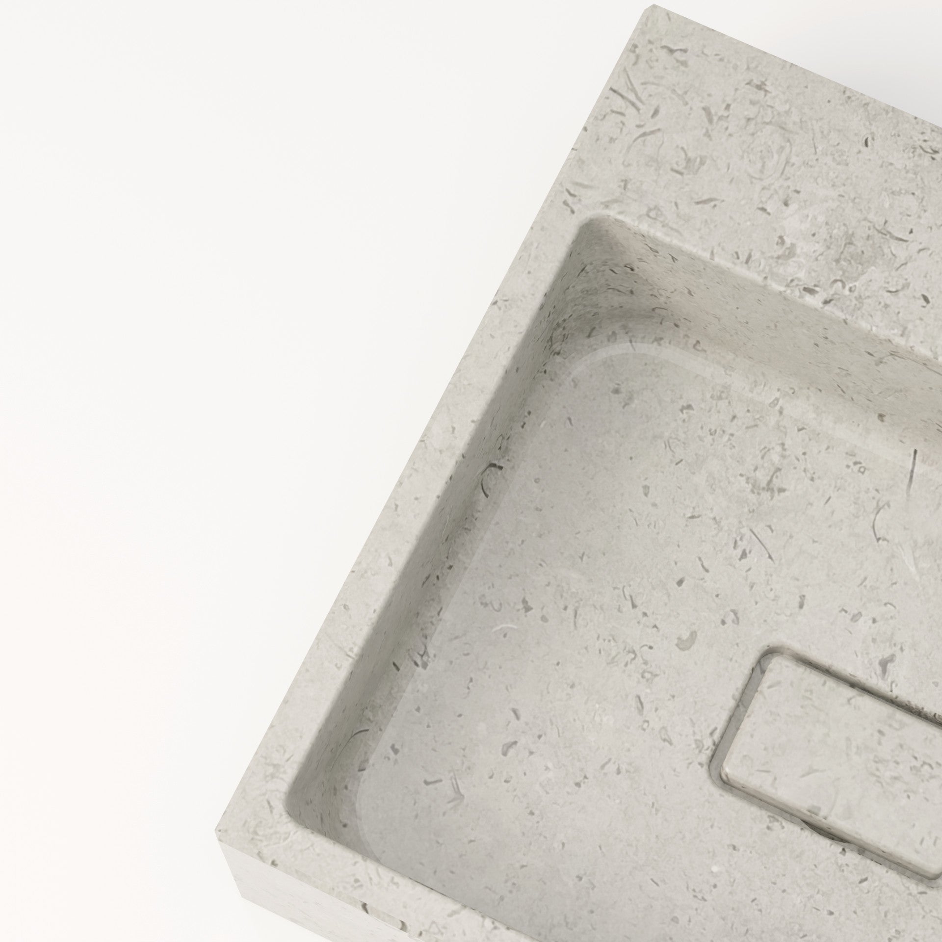 unique-habitat-aumar-petite-vasque-gris-nuage-44-cm-sans-percement image 8