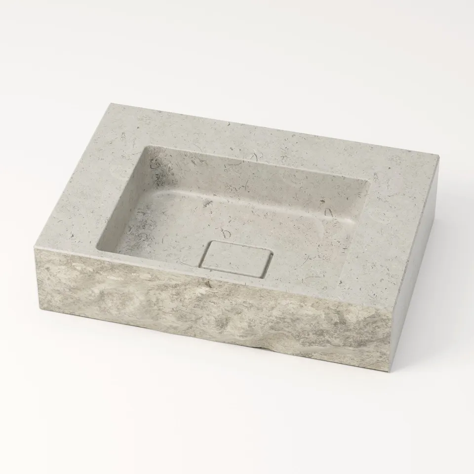 unique-habitat-l-man-vasque-60-cm-gris-nuage-sans-percement image 1