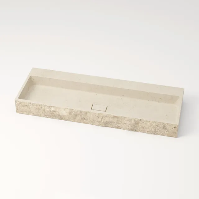 unique-habitat-aumar-vasque-pierre-120-cm-cr-me-brute image 1