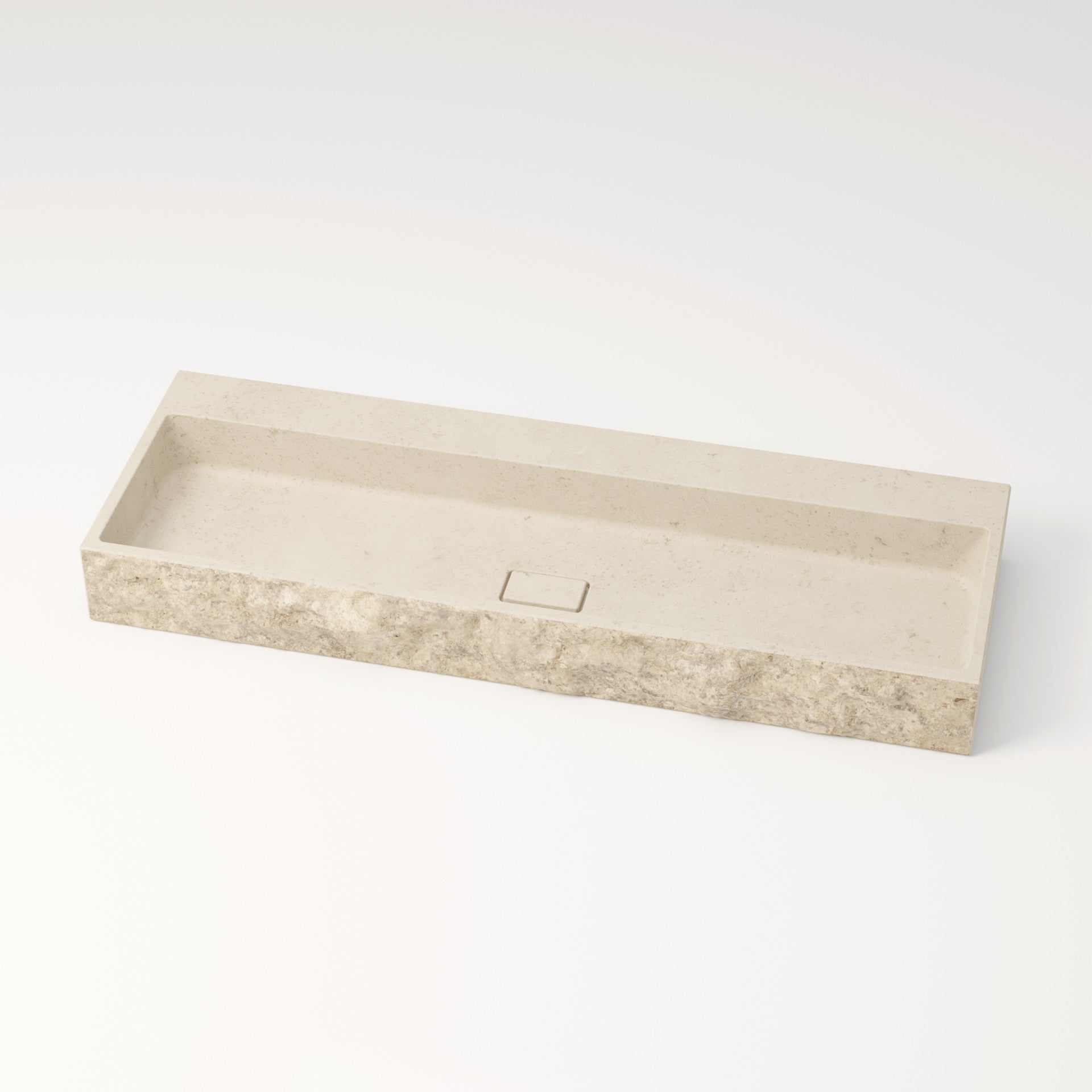 unique-habitat-aumar-vasque-pierre-120-cm-cr-me-brute image 2