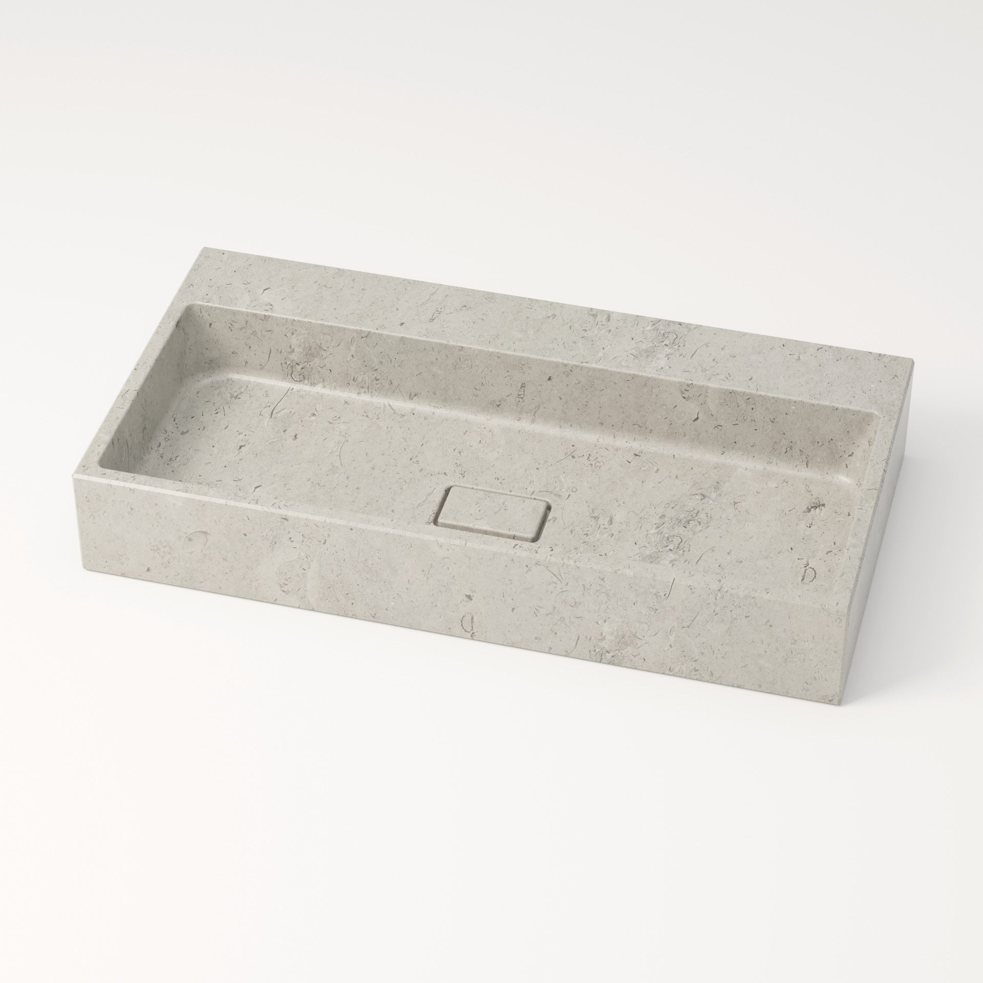 unique-habitat-aumar-vasque-pierre-80-cm-gris-nuage-sans-percement image 7