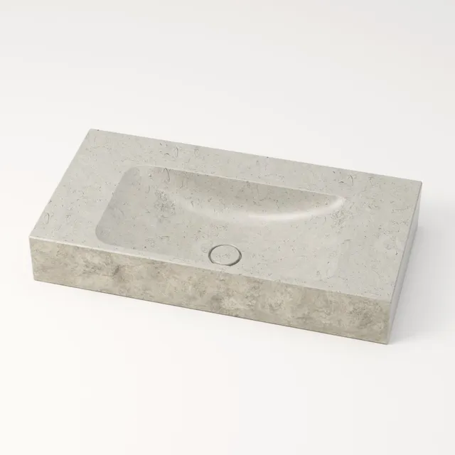 unique-habitat-serre-pon-on-vasque-pierre-brute-80-cm-gris-nuage image 1