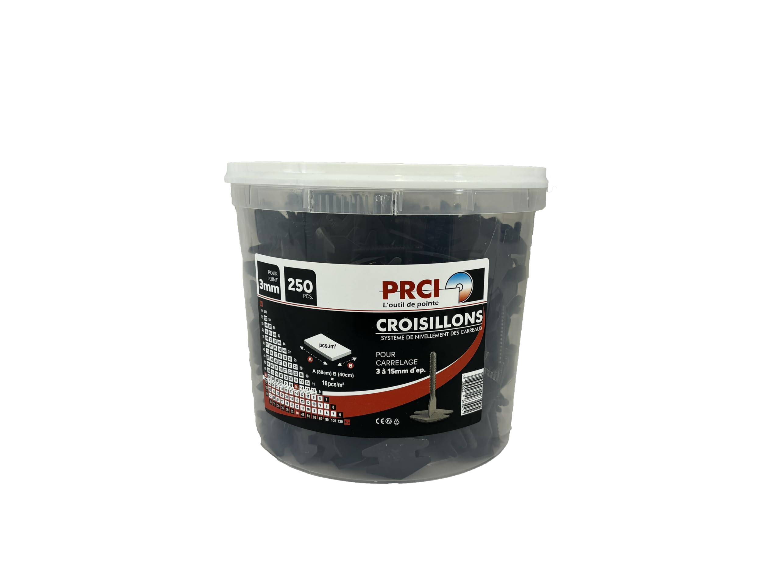 prci-croisillons-autonivelant-3mm-croisillons-250-pi-ces image 1