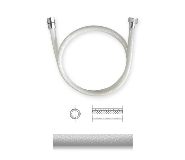 disflex-hoses-trenflex-flexible-de-douche-standard-chrom image 1