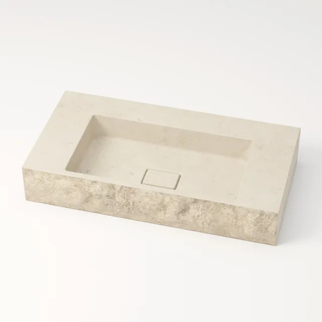 unique-habitat-l-man-vasque-80-cm-cr-me-mol-anos-sans-percement image 1