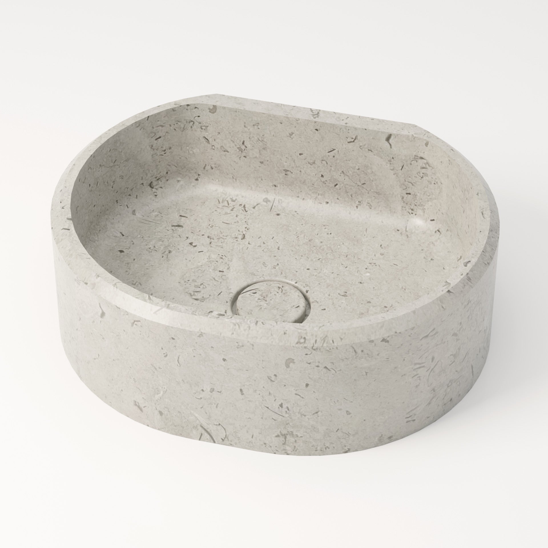 unique-habitat-dourbie-vasque-ronde-44-cm-gris-nuage image 2