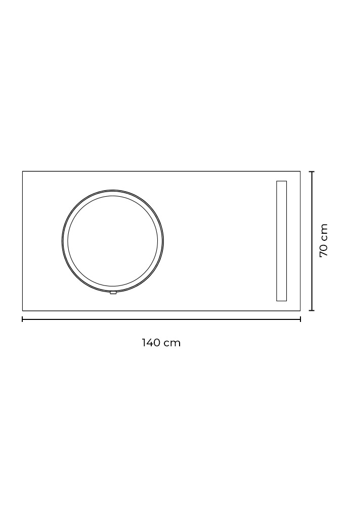 miior-loft-dot-plus-14070e-miroir-led-double-clairage-noir image 2