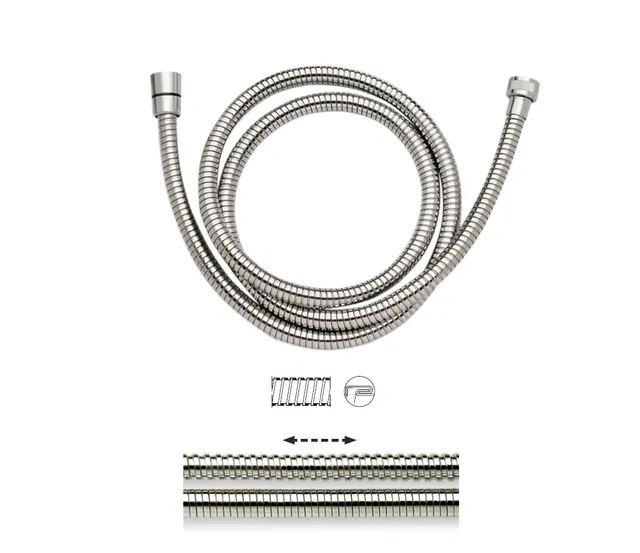 disflex-laiton-chrom-flexible-douche-extensible image 1