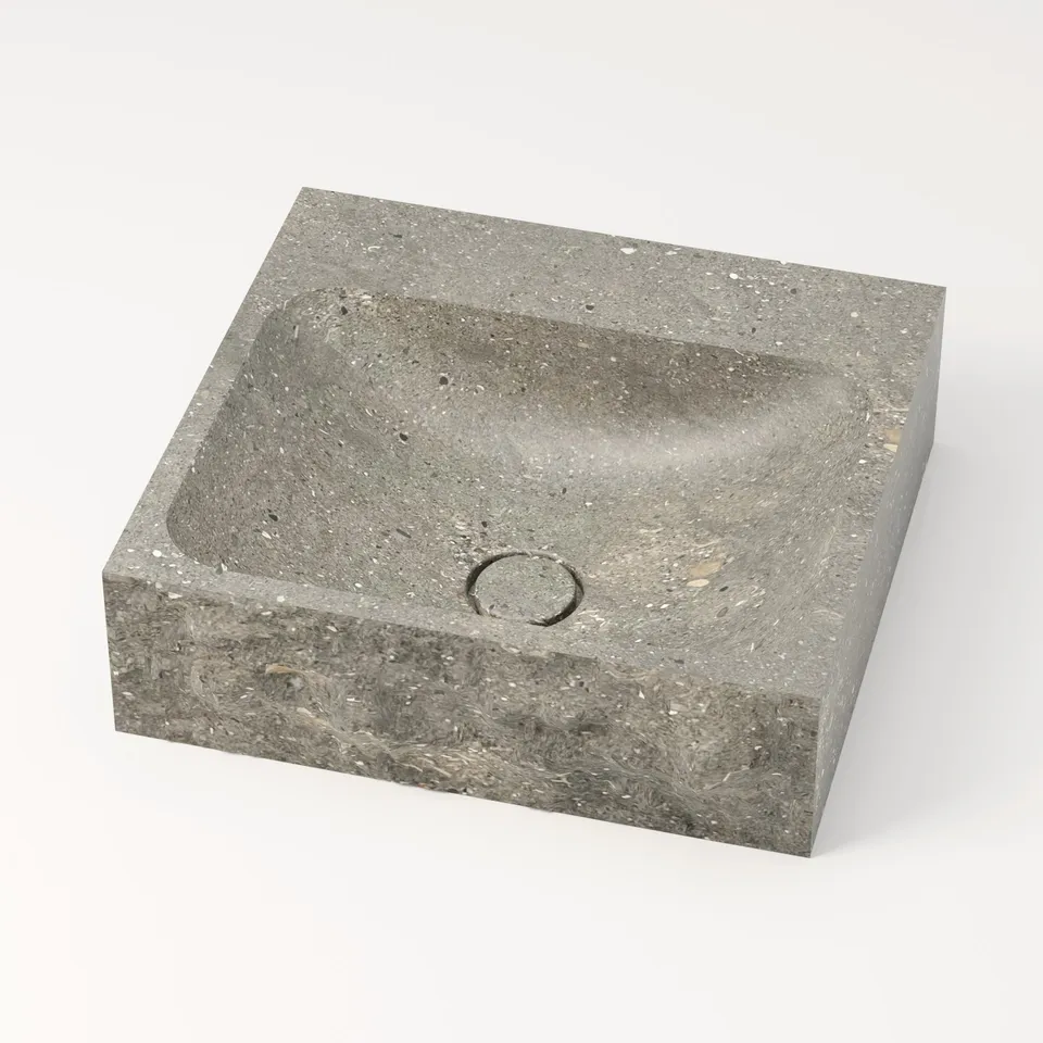 unique-habitat-serre-pon-on-44-cm-petite-vasque-poser-marbre-brut image 1