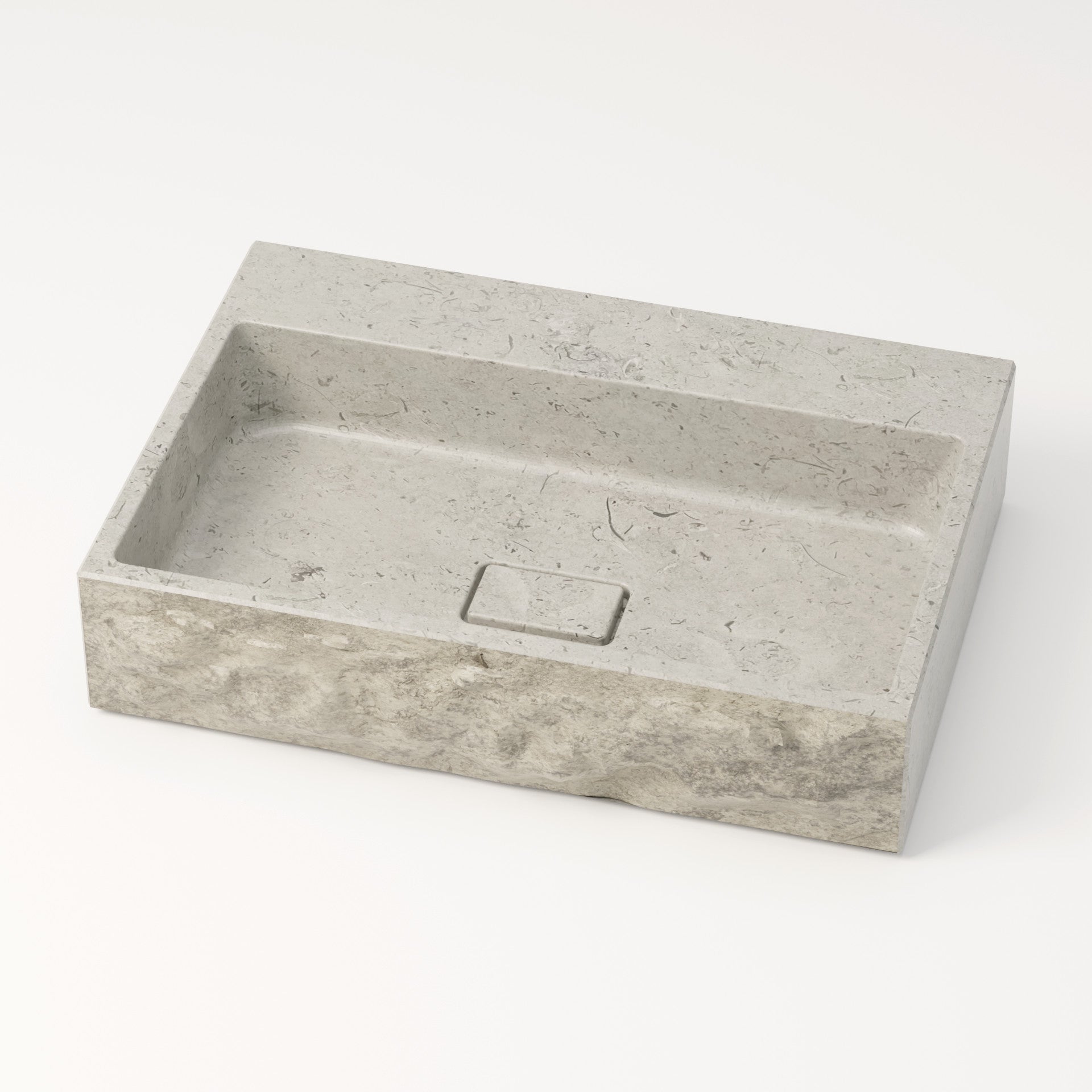 unique-habitat-aumar-vasque-60-cm-gris-nuage-sans-percement image 1