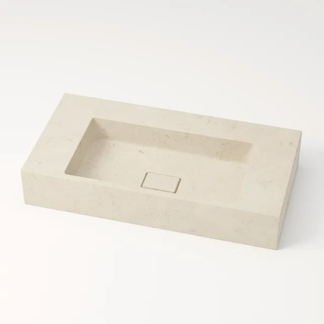 unique-habitat-l-man-plan-vasque-pierre-80-cm-cr-me-mol-anos image 1
