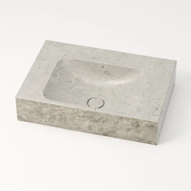 unique-habitat-serre-pon-on-vasque-60-cm-gris-sans-percement image 1
