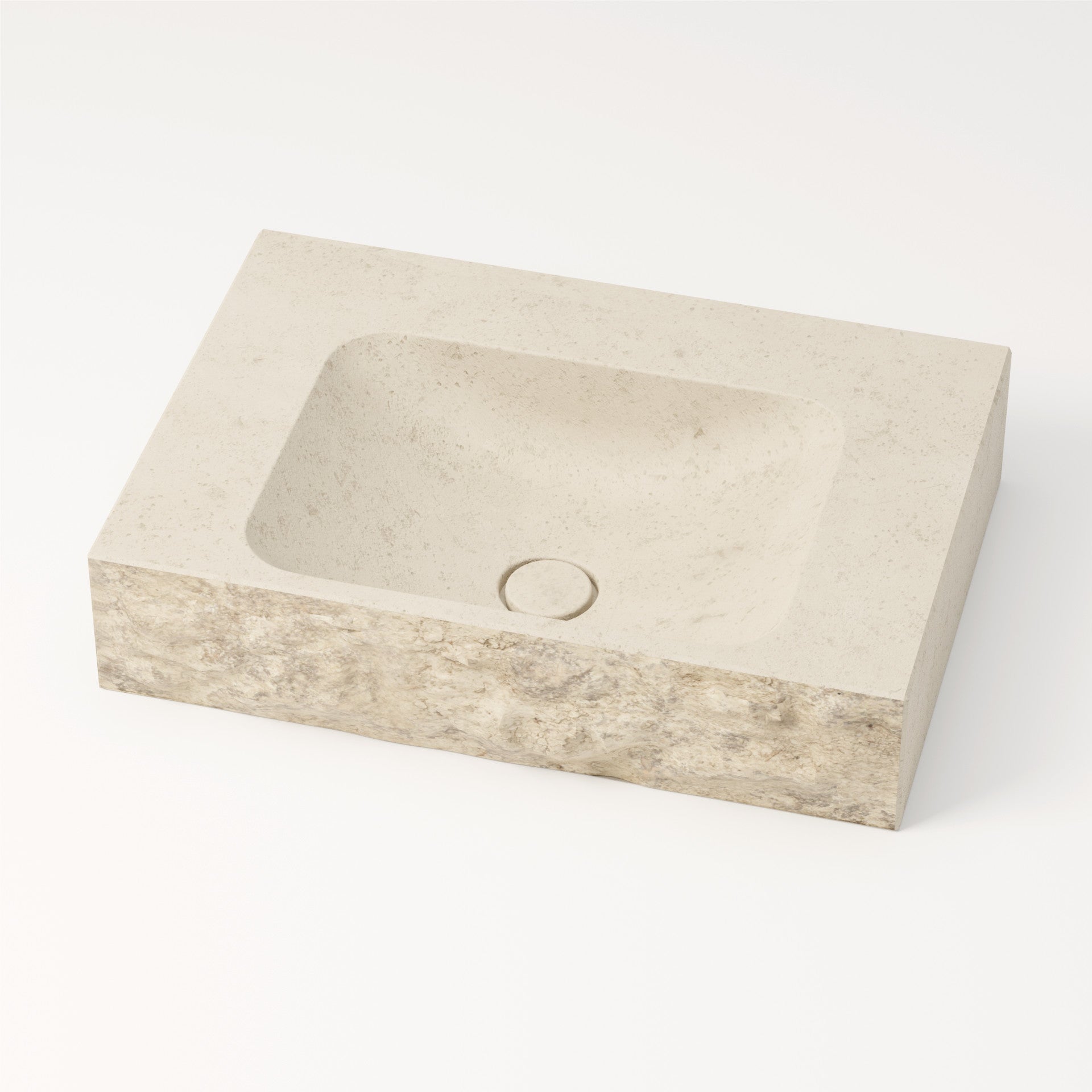 unique-habitat-serre-pon-on-vasque-brute-60-cm-cr-me-mol-anos image 2