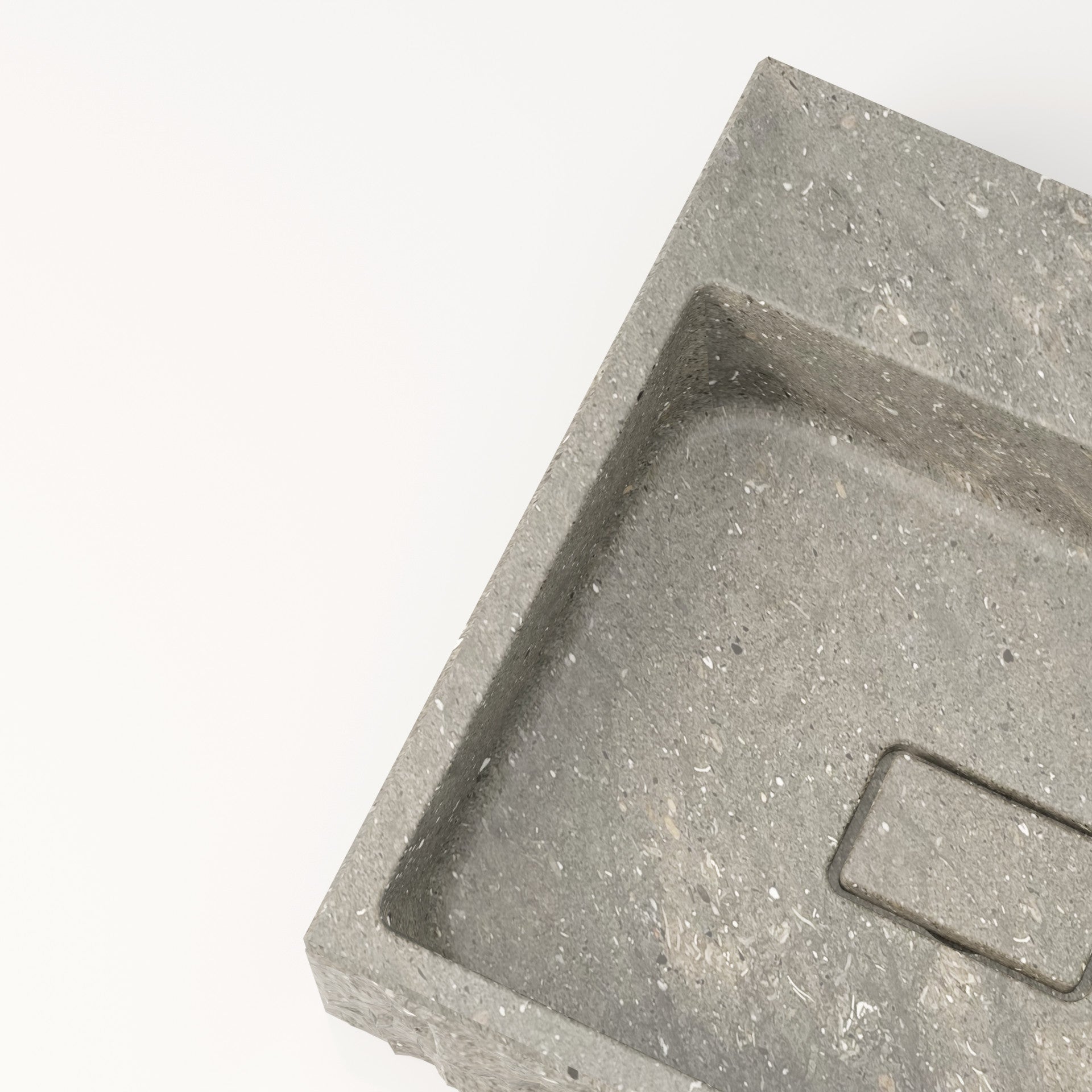 unique-habitat-aumar-vasque-44-cm-bleu-gris-sans-percement image 8