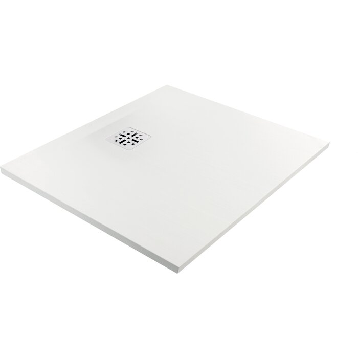 odyssea-zelos-receveur-de-douche-blanc-90x90-extra-plat image 2