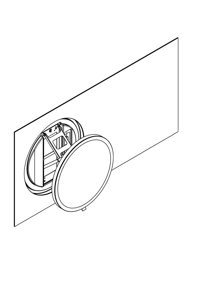 miior-loft-dot-plus-14070-miroir-led-rond-central-noir-mat image 4