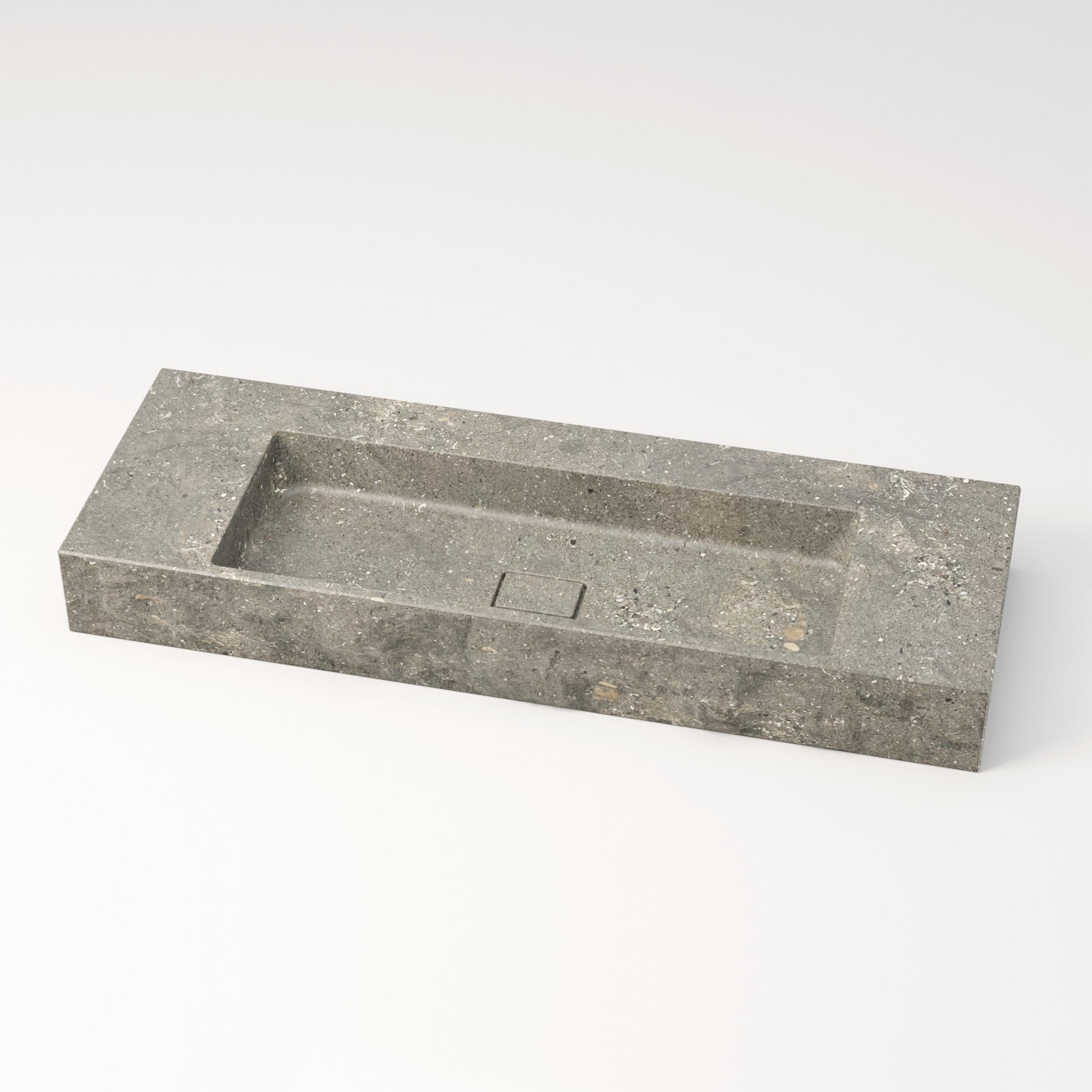 unique-habitat-l-man-plan-vasque-marbre-brut-120-cm-bleu-gris image 1