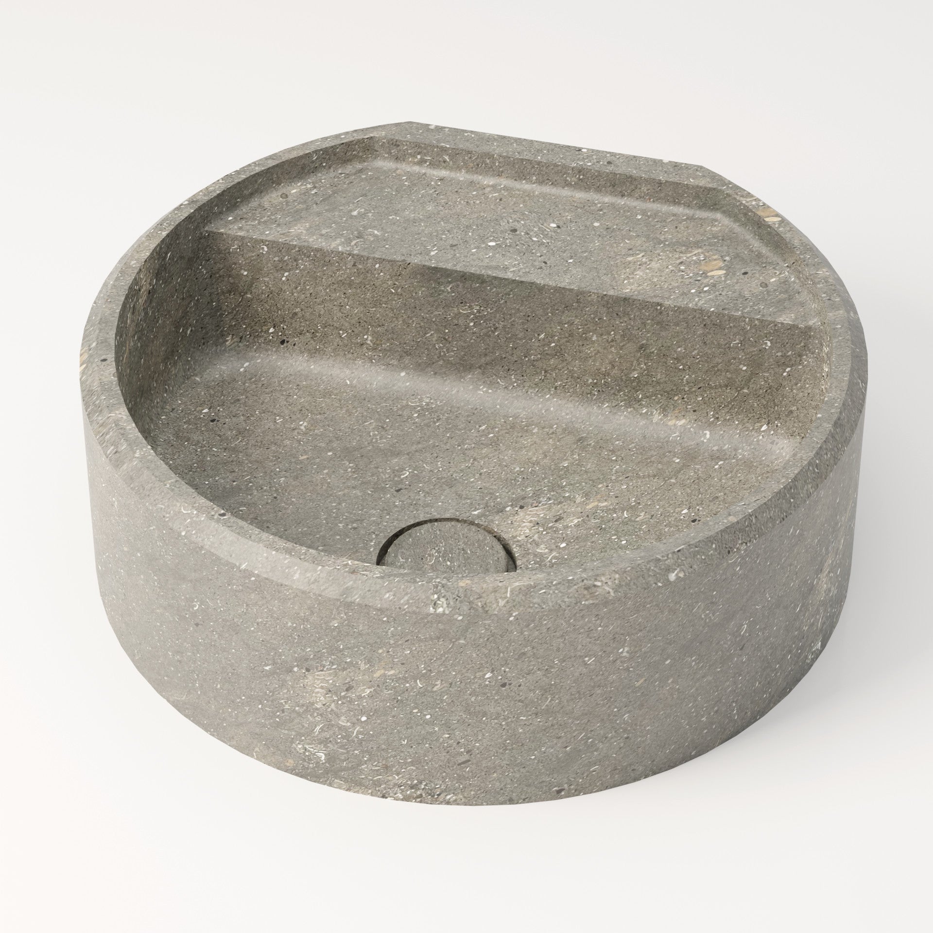 unique-habitat-salagou-vasque-ronde-44-cm-bleu-gris image 2