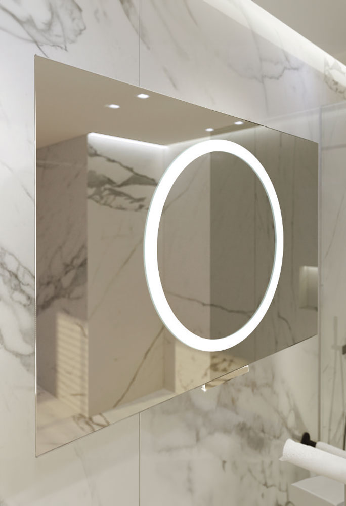miior-smart-pul-miroir-salle-de-bain-led-plat-blanc image 1