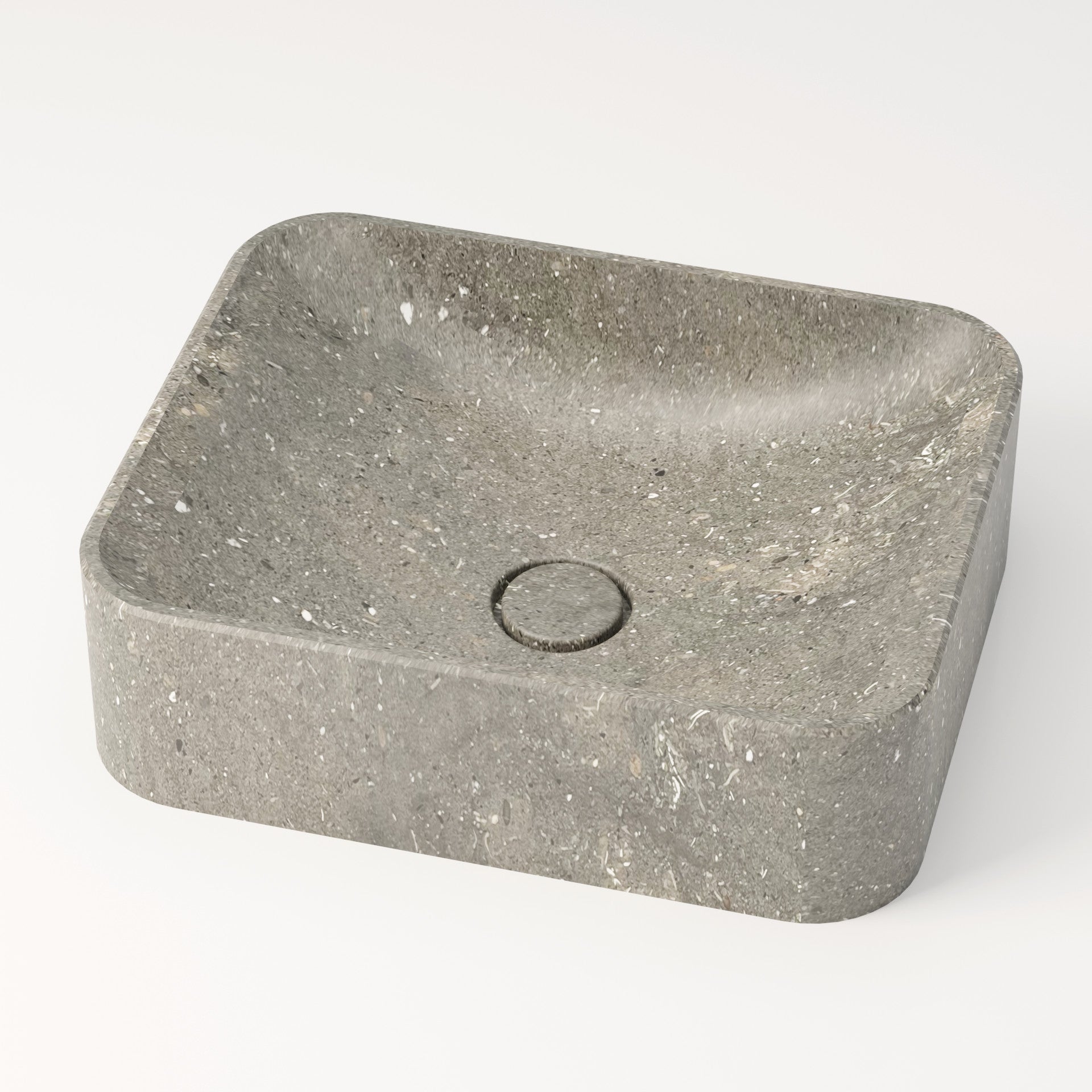 unique-habitat-ubaye-vasque-marbre-bleu-gris-44-cm-poser image 1