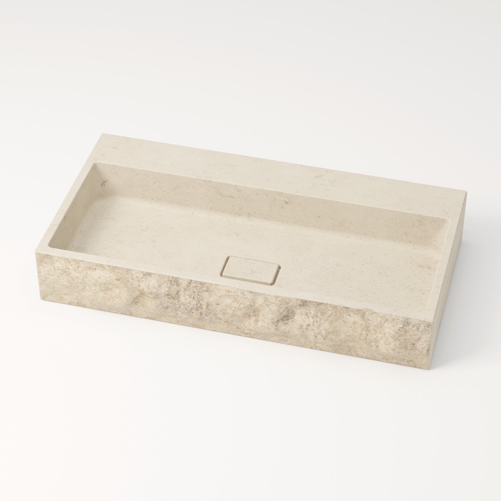 unique-habitat-aumar-mol-anos-80-cm-vasque-rectangulaire-cr-me image 2