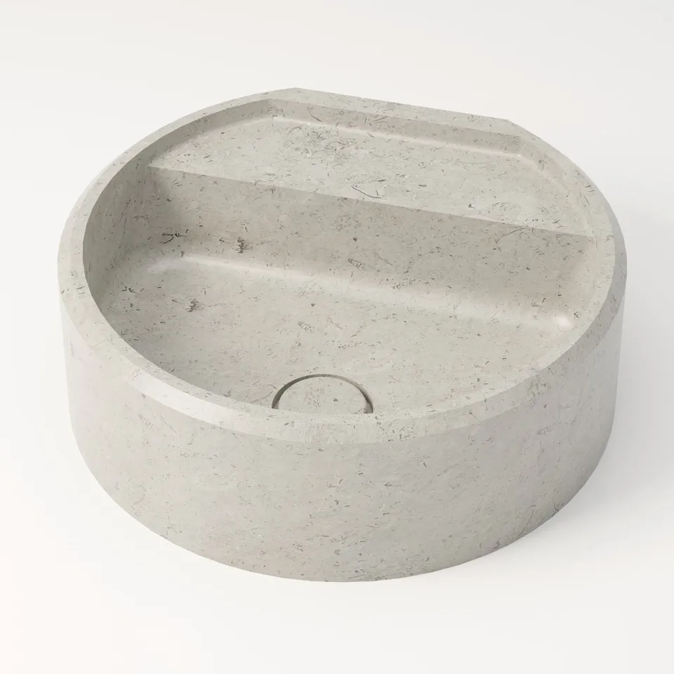 unique-habitat-salagou-vasque-ronde-44-cm-gris-nuage image 1