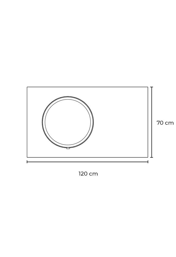 miior-loft-dot-plus-12070-miroir-led-mural-noir image 2
